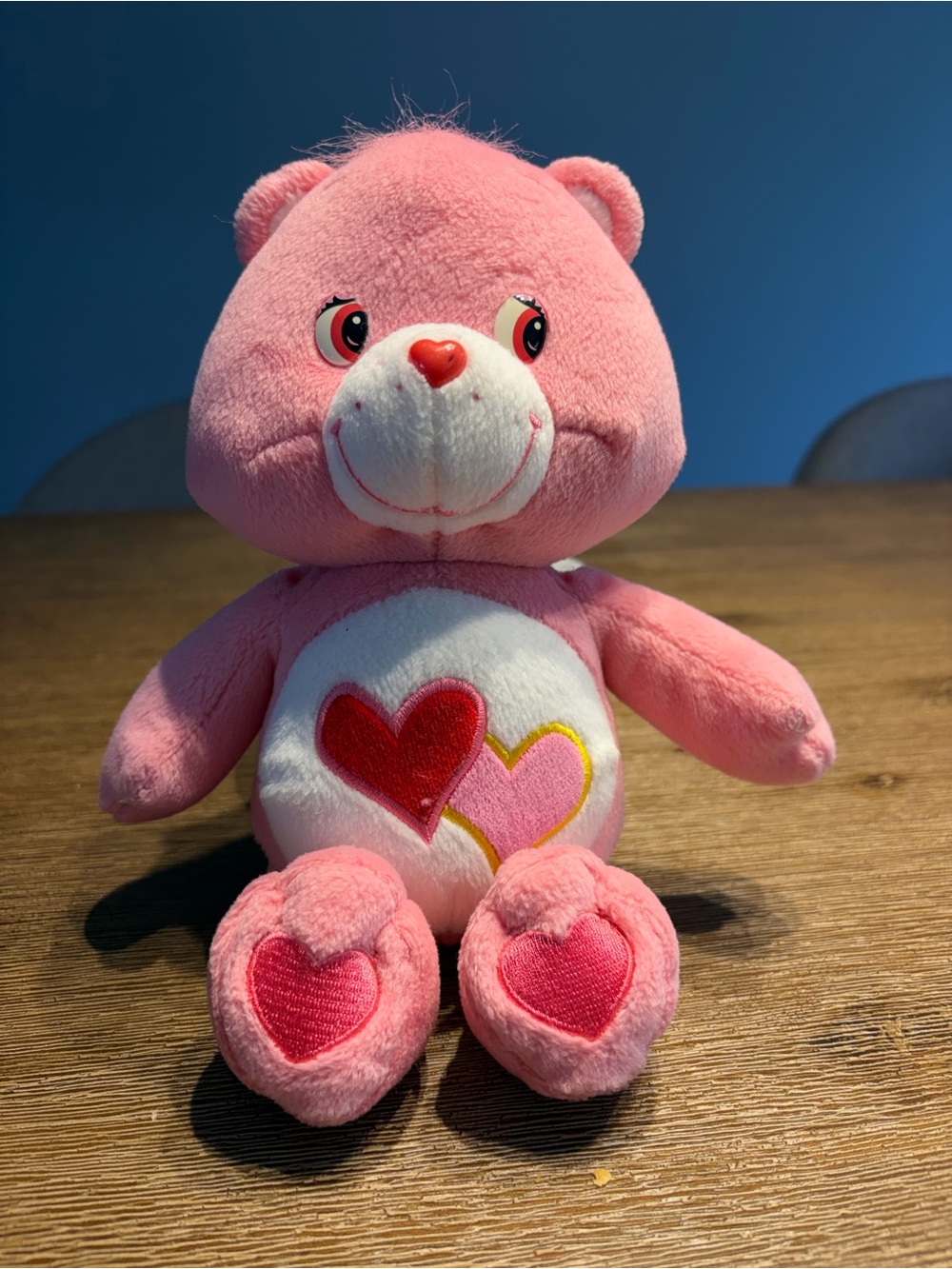 Vintage 2002 - PINK LOVE A LOT BEAR 8" Plush Care Bear